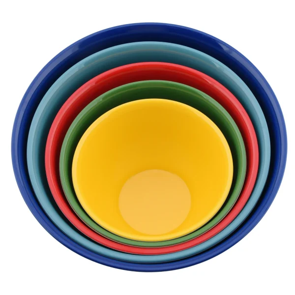 The Pioneer Woman Melamine Mixing Bowl Set, 10 Piece Set, Spring Bouquet - Image 5