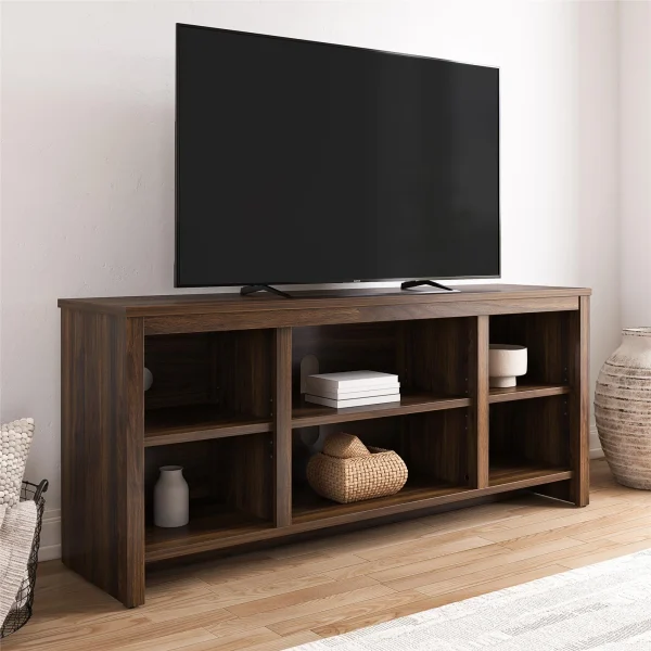 Mainstays Parsons TV Stand for TVs up to 50", White - Image 2