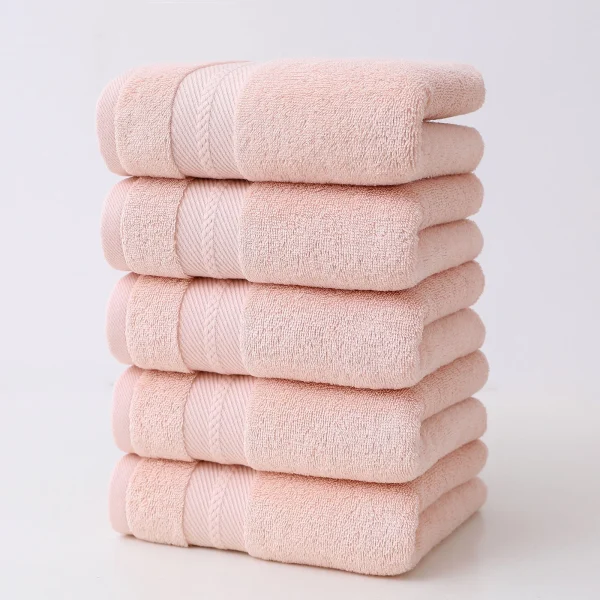 Cinvoph Bathroom Hand Towels, Cotton Hand Towel for Bath, Hand, Face, Kitchen, Super Soft Absorbent, Machine Washable, Size 14" x 30" - Image 3