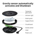 electric beverage warmer desk cup heater