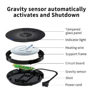 electric beverage warmer desk cup heater