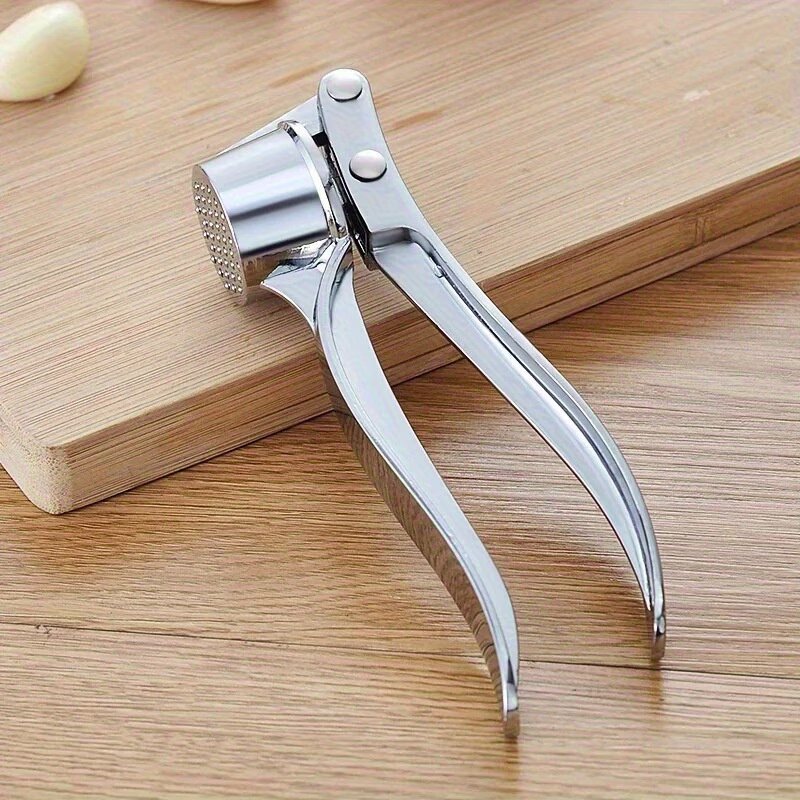 stainless steel garlic press
