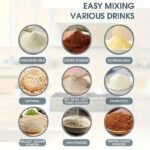 white self stirring mug