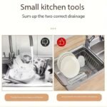 stainless steel dish drainer