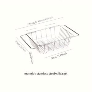 stainless steel dish drainer