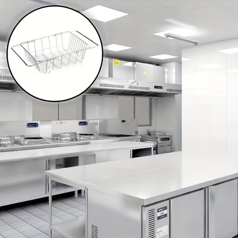 stainless steel dish drainer