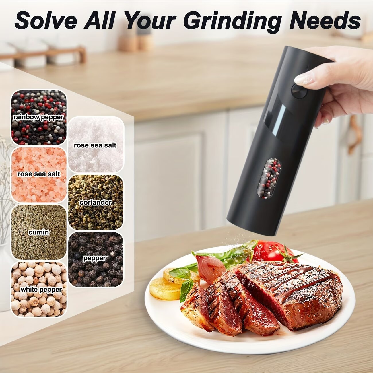 automatic spice grinder