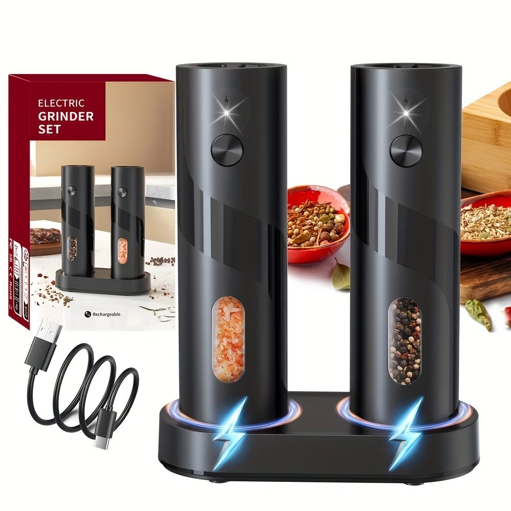 rechargeable pepper mill set