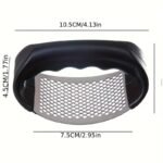 stainless steel garlic press