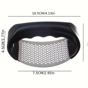 stainless steel garlic press