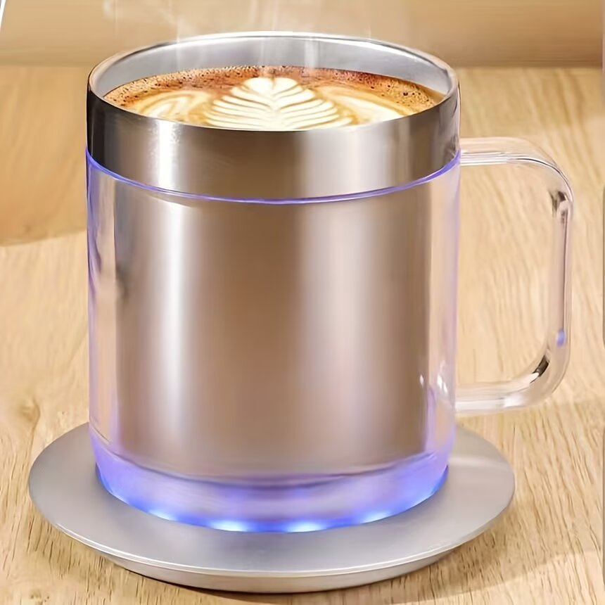 self heating mug